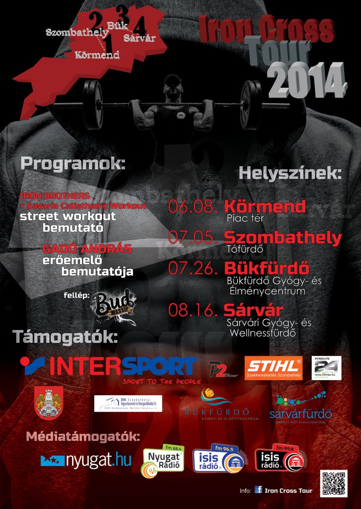 Iron Cross Tour 2014 plakát végleges